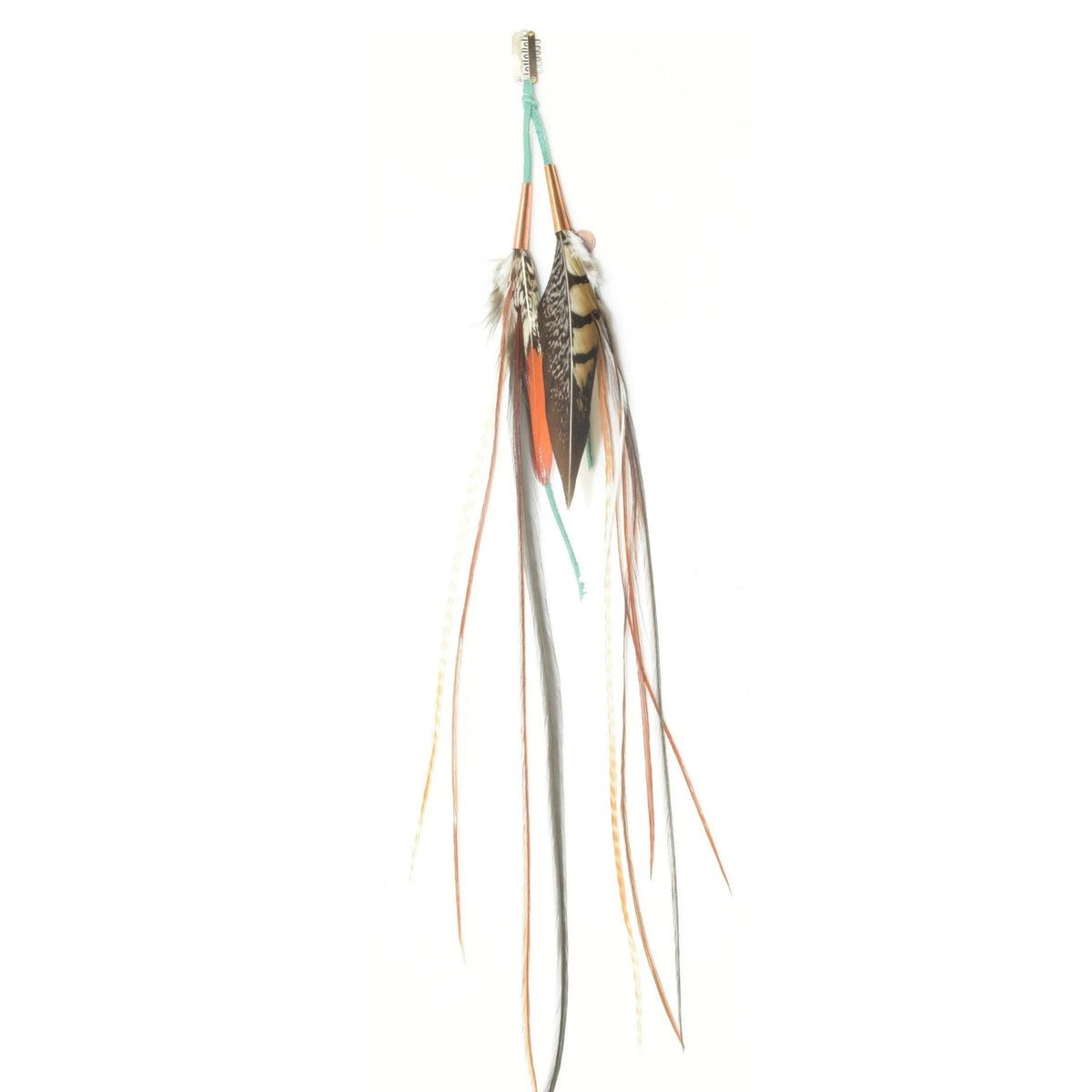 The Bolide Feather Hair Extension – Earth Tones & Hand-Finished Copper