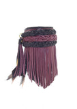 Leather Shoe Accessory Bordeaux Noir