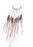 Kikas Leather Fringe Necklace