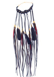 Kikas Leather Fringe Necklace