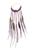 Kikas Leather Fringe Necklace