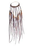 Kikas Leather Fringe Necklace