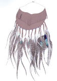 Moon Fringe Bib Necklace
