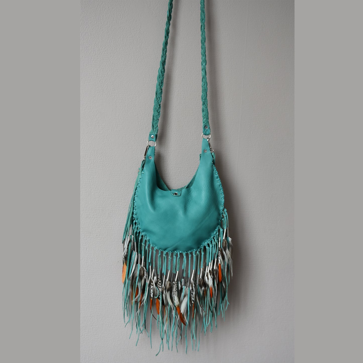 Luna Leather Fringe Bag